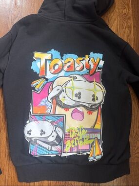 Toasty Graphic Kids Hoodie - // YouTuber merch limited edition worn once